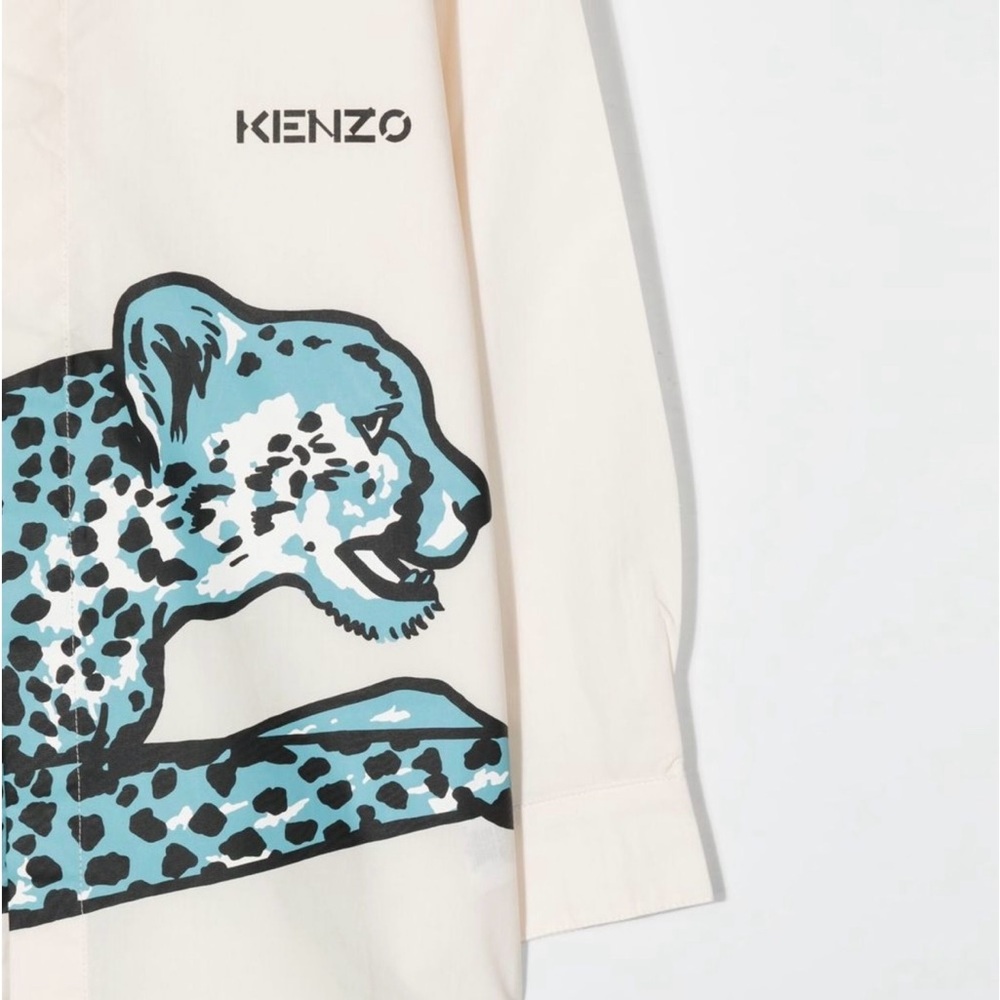 Kenzo beige button up